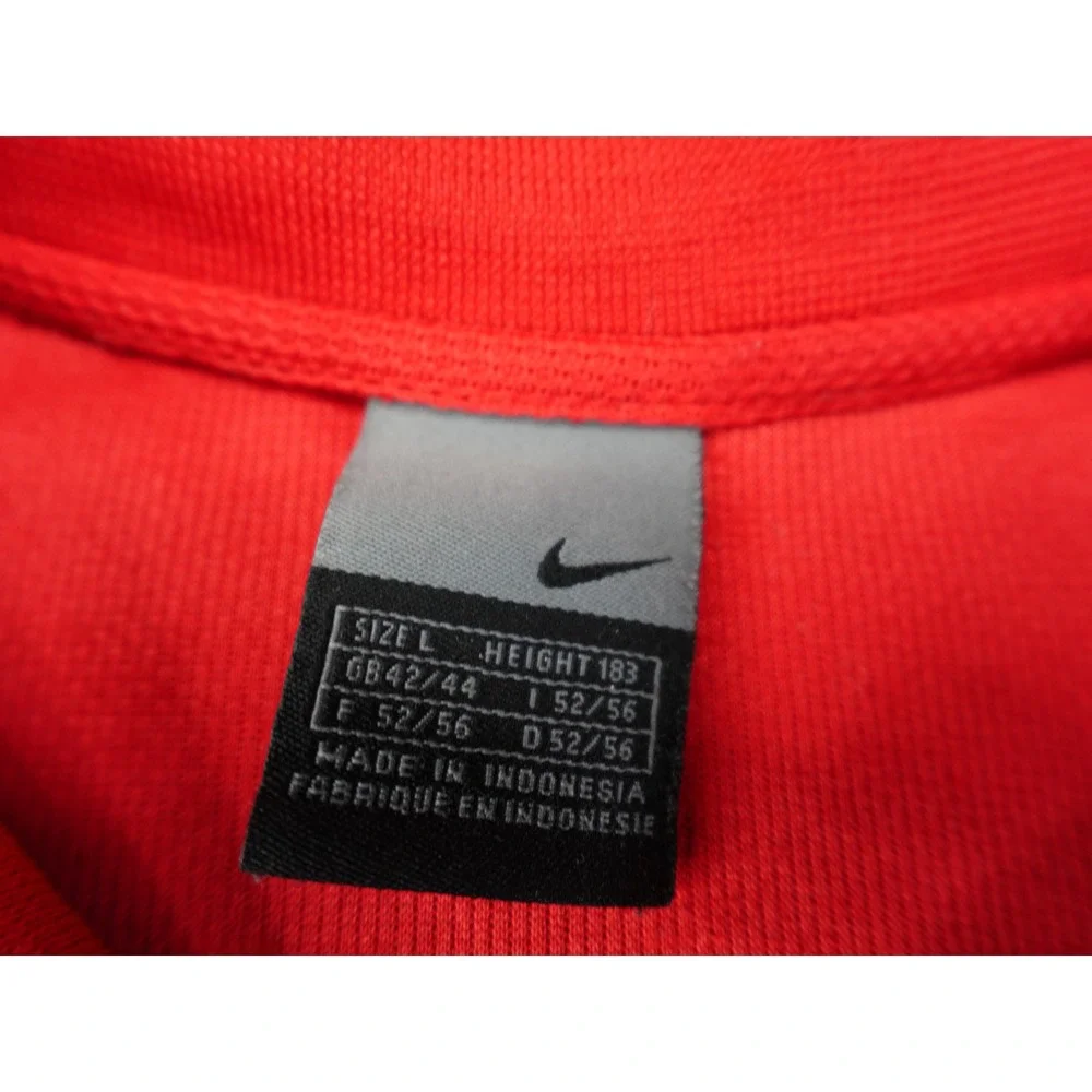 Nike Manchester United Polo‎ Mens Large Red Good Embroidered Crest S30711PKM